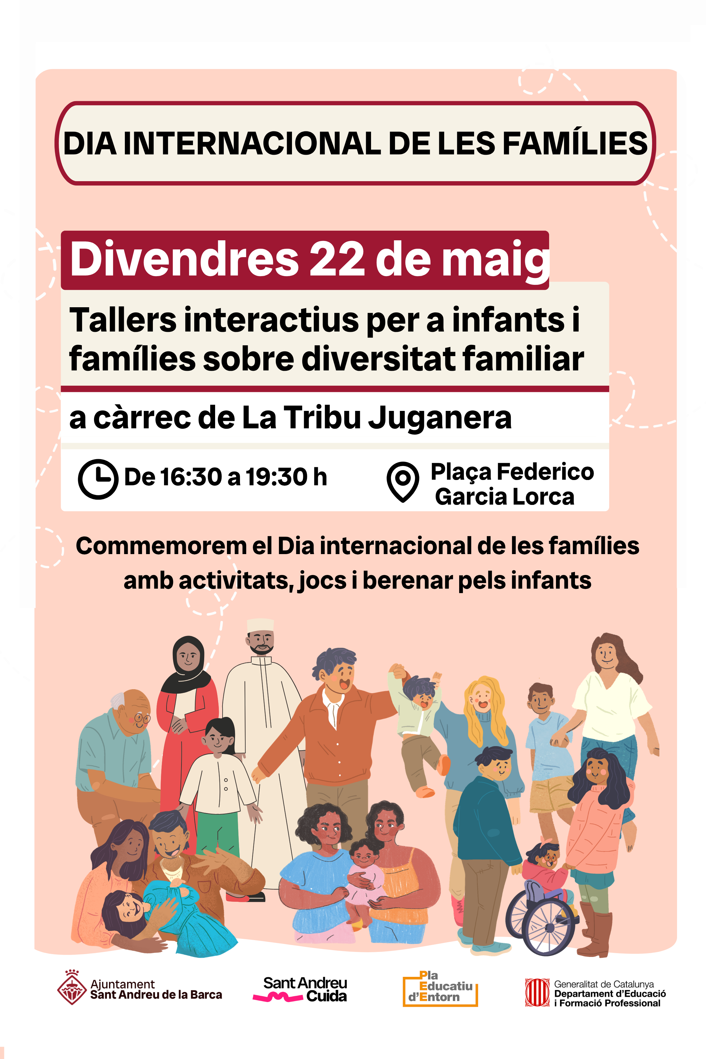 Tallers interactius per a infants i famílies sobre Diversitat familiar